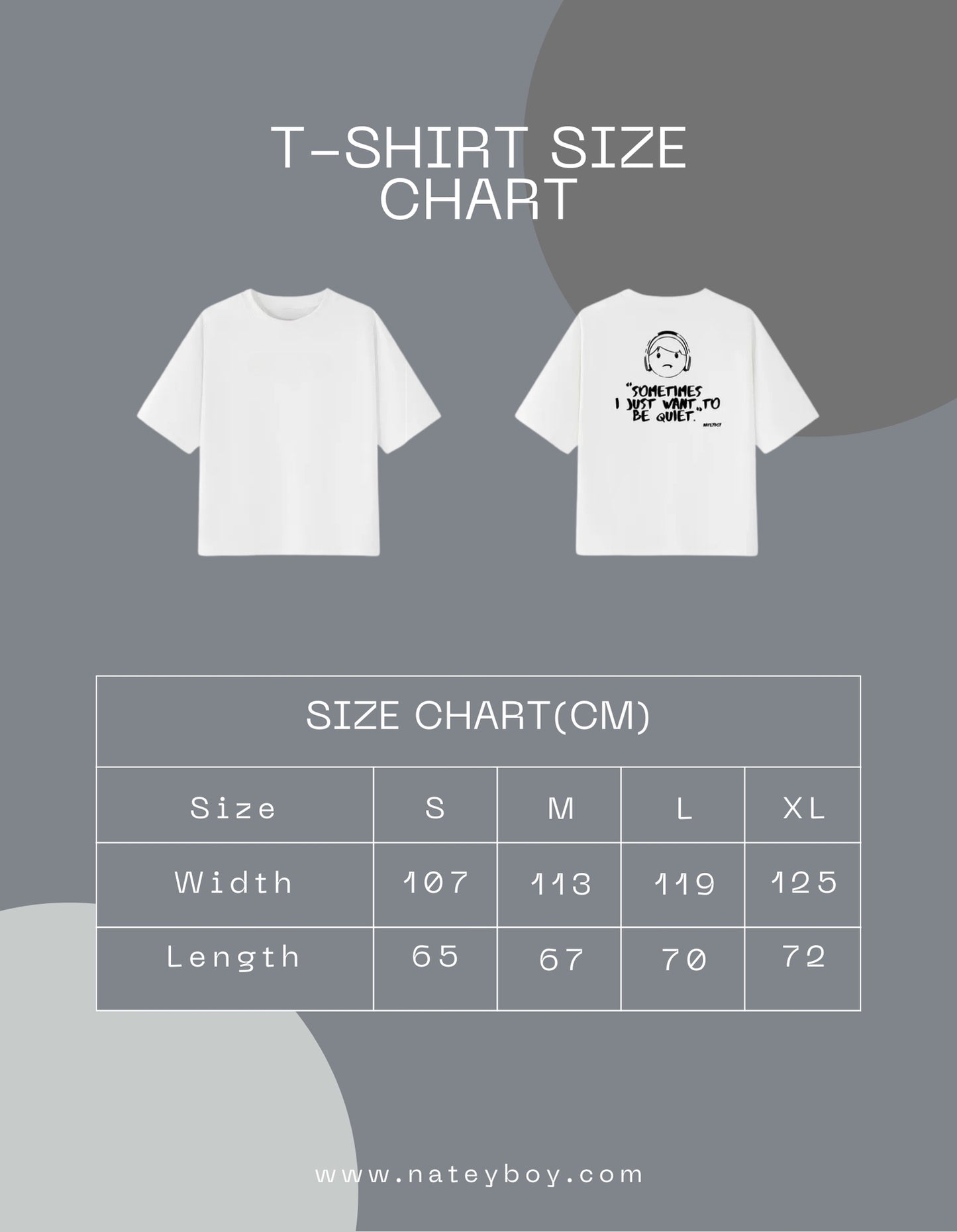 NateyBoy Quiet Vibes Tee