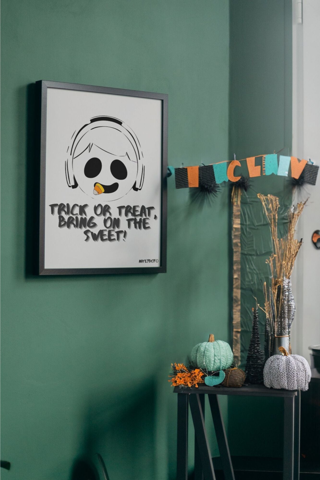 Spooktacular Halloween Printable Wall Art Bundle Set of 9