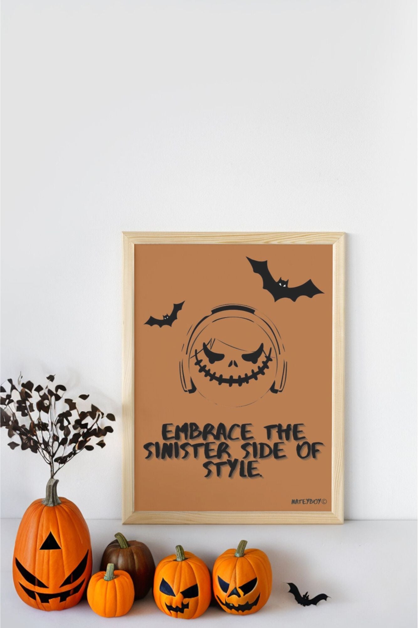 Spooktacular Halloween Printable Wall Art Bundle Set of 9