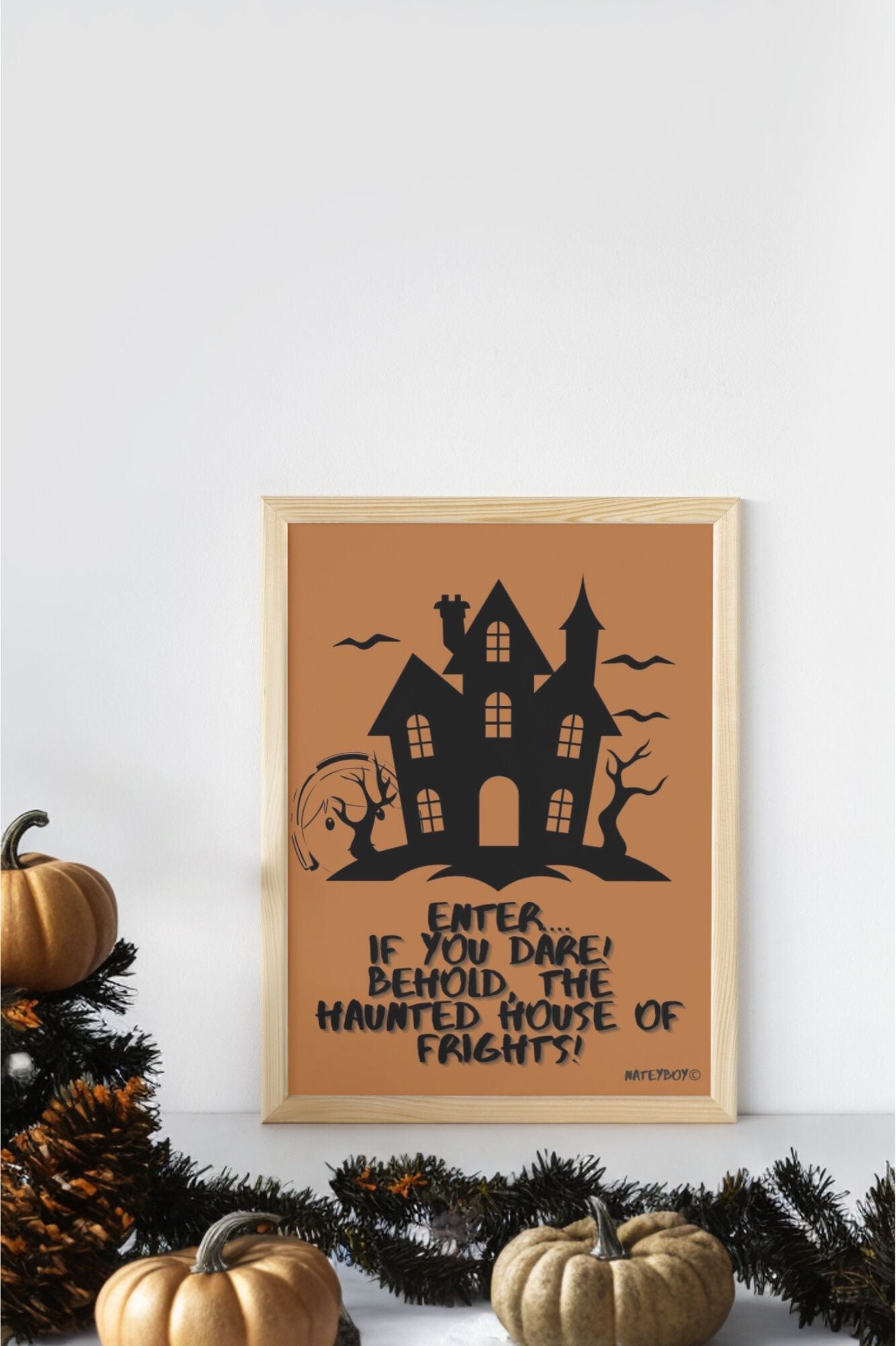 Spooktacular Halloween Printable Wall Art Bundle Set of 9